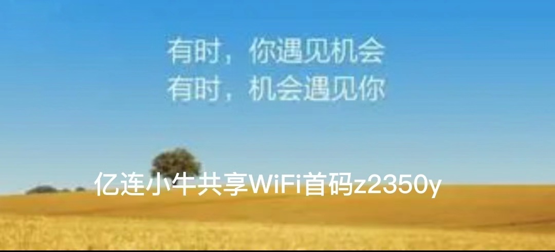 亿连小牛共享WiFi贴，前期内排z2350y对接全国团队