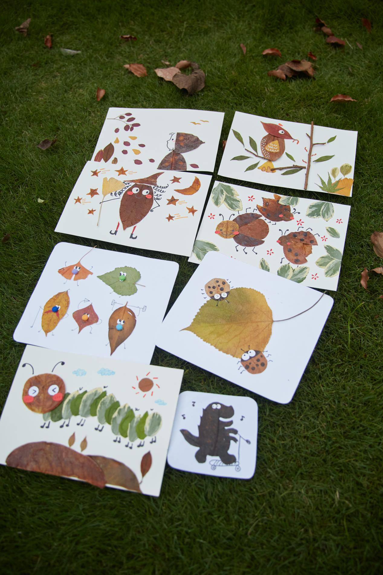 美乐童年秋日新品：树叶派对贴贴画，带孩子解锁创意、感受自然