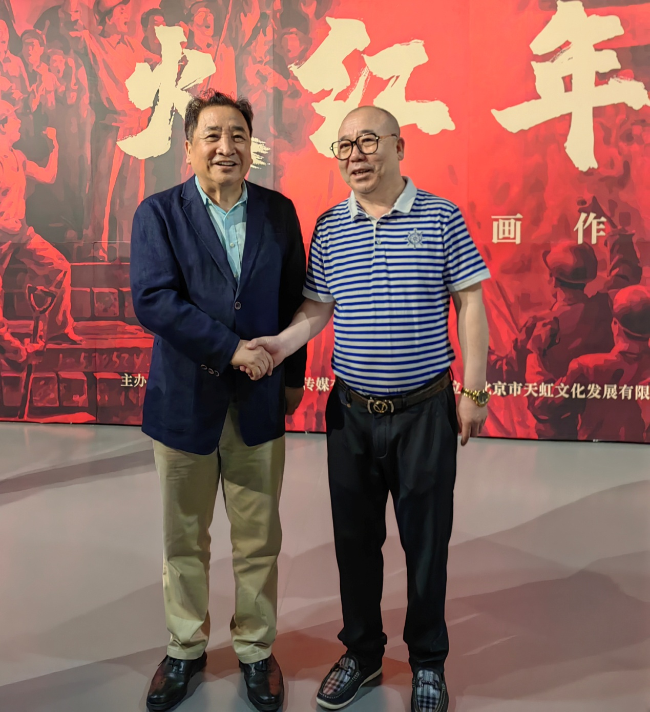 姜昆先生收藏的《火红年代》朝鲜优秀画作荟萃展在北京开展