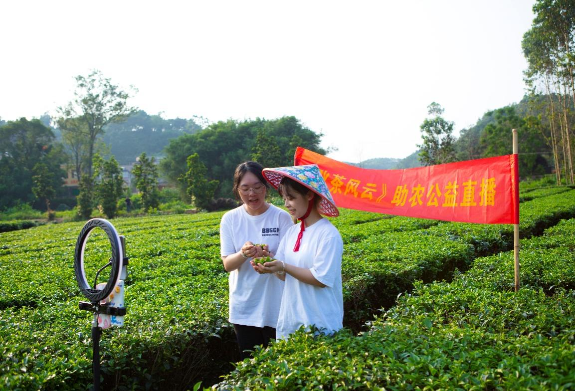 公益直播，爱心助农致富路——叱茶风云团队为灵山茶做宣传